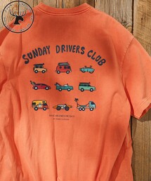 Jonas Claesson（ジョナスクレアッソン）の「JONAS CLAESSON/ジョナス クレアッソン In Side Out Sunday Drivers Club Tee/インサイドアウト サンデー ドライバーズクラブ Tシャツ/リバーシブル（Tシャツ/カットソー）」