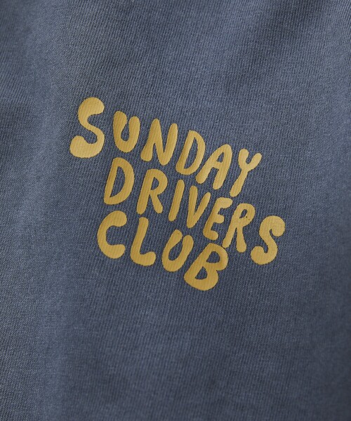 Jonas Claesson（ジョナスクレアッソン）の「JONAS CLAESSON/ジョナス クレアッソン In Side Out Sunday Drivers Club Tee/インサイドアウト サンデー ドライバーズクラブ Tシャツ/リバーシブル（Tシャツ/カットソー・メンズ・チャコールグレー/オフホワイト/ピンク/ネイビー・MEDIUM/LARGE）」の10枚目の写真