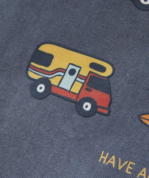 Jonas Claesson（ジョナスクレアッソン）の「JONAS CLAESSON/ジョナス クレアッソン In Side Out Sunday Drivers Club Tee/インサイドアウト サンデー ドライバーズクラブ Tシャツ/リバーシブル（Tシャツ/カットソー・メンズ・チャコールグレー/オフホワイト/ピンク/ネイビー・MEDIUM/LARGE）」の15枚目の写真