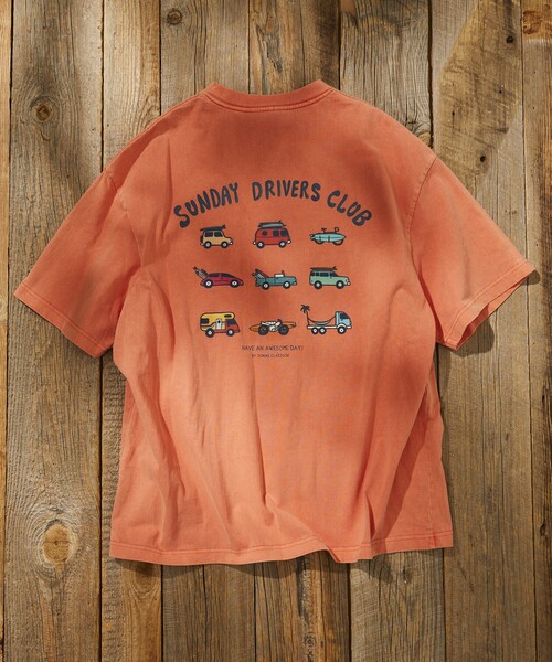 salsation  Tシャツ　茶色 セール】JONAS CLAESSON/ジョナス クレアッソン In Side Out