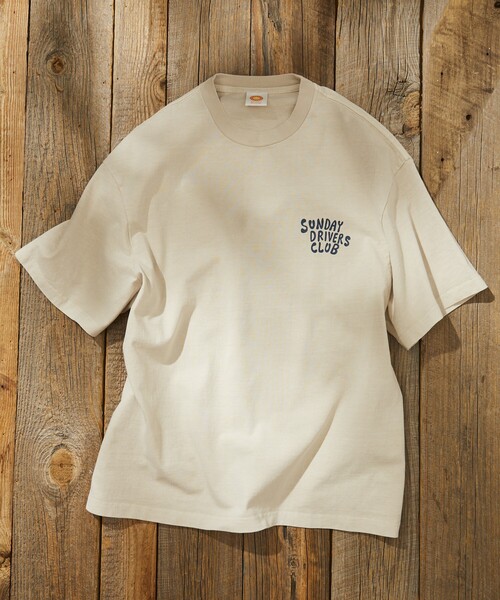 Jonas Claesson（ジョナスクレアッソン）の「JONAS CLAESSON/ジョナス クレアッソン In Side Out Sunday Drivers Club Tee/インサイドアウト サンデー ドライバーズクラブ Tシャツ/リバーシブル（Tシャツ/カットソー・メンズ・チャコールグレー/オフホワイト/ピンク/ネイビー・MEDIUM/LARGE）」の21枚目の写真