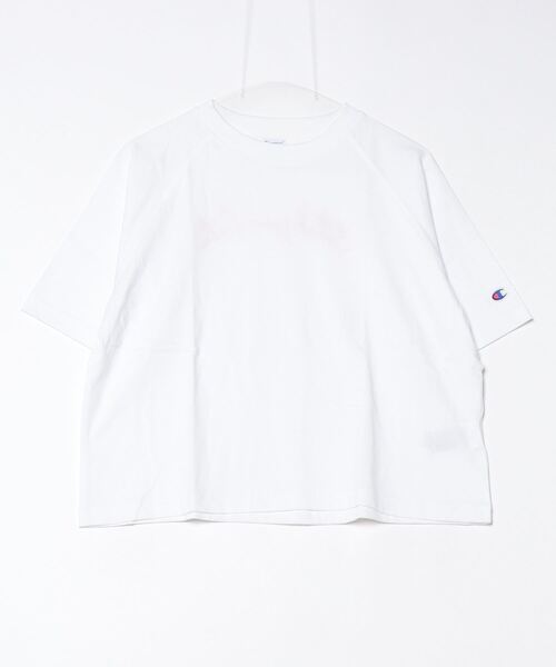 Champion(チャンピオン)の「チャンピオン SHORT SLEEVE T-SHIRT_(Tシャツ/カットソー・レディース・ホワイト/ネイビー・M/L)」の2枚目の写真