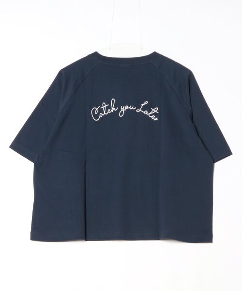 Champion(チャンピオン)の「チャンピオン SHORT SLEEVE T-SHIRT_(Tシャツ/カットソー・レディース・ホワイト/ネイビー・M/L)」の4枚目の写真