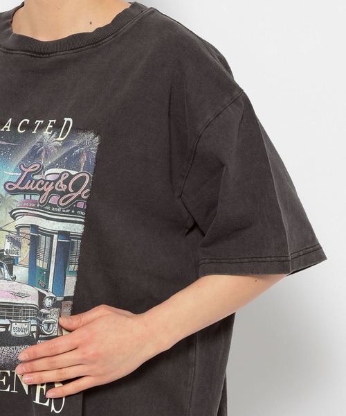 3.3 Field Trip （3.3フィールドトリップ）の「【新色追加】3.3 Field Trip／ビンテージカコウ半袖Tシャツ（Tシャツ/カットソー・レディース・ベージュ/チャコール/グレー・FREE）」の21枚目の写真