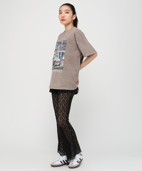 3.3 Field Trip （3.3フィールドトリップ）の「【新色追加】3.3 Field Trip／ビンテージカコウ半袖Tシャツ（Tシャツ/カットソー・レディース・ベージュ/チャコール/グレー・FREE）」の10枚目の写真