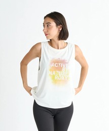 タンクトップ（ホワイト/白色系・前面プリント）ファッション通販