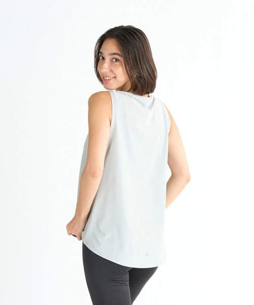ROXY(ロキシー)の「PAINT YOUR LIFE /ロキシー水陸両用速乾フロントプリントタンクトップ(水着)(タンクトップ・レディース・グレー/ブラック/ホワイト・MEDIUM/LARGE/SMALL)」の7枚目の写真