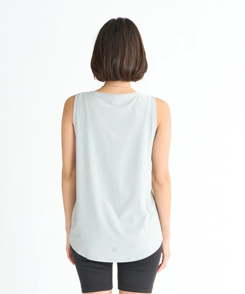 ROXY(ロキシー)の「PAINT YOUR LIFE /ロキシー水陸両用速乾フロントプリントタンクトップ(水着)(タンクトップ・レディース・グレー/ブラック/ホワイト・MEDIUM/LARGE/SMALL)」の9枚目の写真
