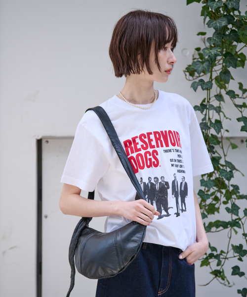 Ampersand(アンパサンド)の「【Ampersand / アンパサンド】Soft croissant bag S/クロワッサンレザーバッグS/ショルダーバッグ【WEB限定】(ショルダーバッグ・レディース・ブラック/シルバー・フリー)」の3枚目の写真