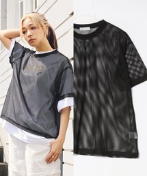 DURAS | メッシュオーバーTシャツ(Tシャツ/カットソー)