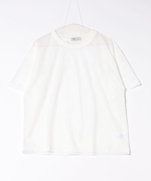 DURAS（デュラス）の「メッシュオーバーTシャツ（Tシャツ/カットソー・レディース・ブラック/ブルー/ホワイト・SMALL/MEDIUM）」の18枚目の写真