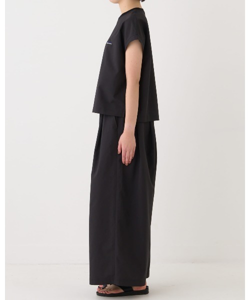 tシャツ 「THOUSAND MILE」FRENCH SLEEVE SHIRT ＆ WIDE PANTS SET/フレンチスリーブシャツ＆ワイドパンツ THOUSAND MILE】FRENCH SLEEVE SHIRT & WIDE PANTS SET/フレンチ