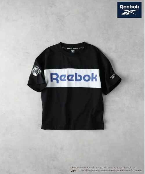 Right-on(ライトオン)の「【Reebok】【Reebok】パネル切り替えTシャツ(Tシャツ/カットソー・キッズ・ブラック/ホワイト/ブルー・140/150/160/130)」の12枚目の写真