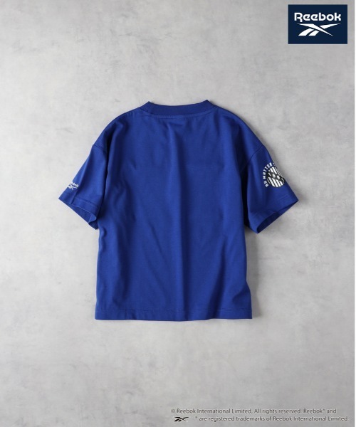 Right-on(ライトオン)の「【Reebok】【Reebok】パネル切り替えTシャツ(Tシャツ/カットソー・キッズ・ブラック/ホワイト/ブルー・140/150/160/130)」の14枚目の写真