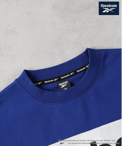 Right-on(ライトオン)の「【Reebok】【Reebok】パネル切り替えTシャツ(Tシャツ/カットソー・キッズ・ブラック/ホワイト/ブルー・140/150/160/130)」の5枚目の写真