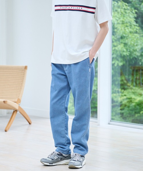 Arnold Palmer（アーノルドパーマー）の「エアーデニム イージーパンツ（デニムパンツ・メンズ・サックスブルー/インディゴブルー・L/M/LL）」の2枚目の写真