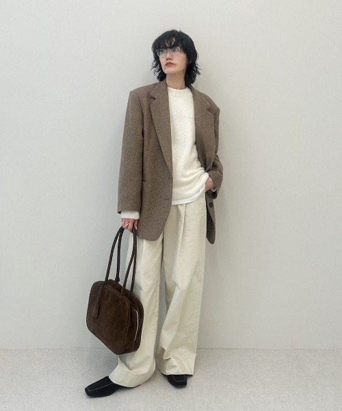 Layered Scarf Knit（ニット/セーター）｜anuke（アンヌーク）の