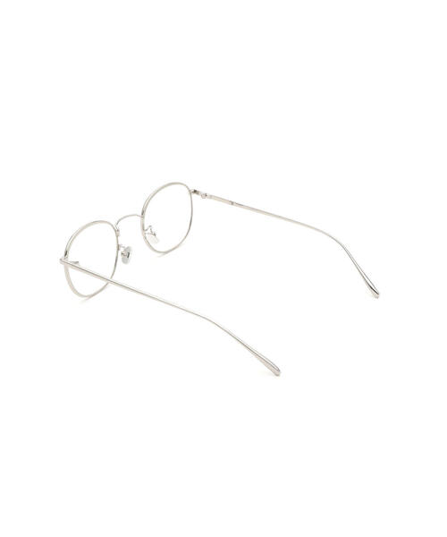 FREE'S MART(フリーズマート)の「メタルフレーム伊達メガネ(メガネ・レディース・シルバー・フリ-)」の2枚目の写真