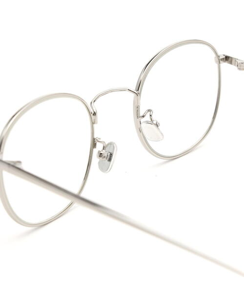 FREE'S MART(フリーズマート)の「メタルフレーム伊達メガネ(メガネ・レディース・シルバー・フリ-)」の3枚目の写真