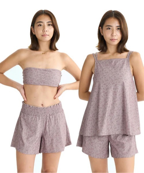 ロキ セール】LA VIE /ロキシー花柄バンドゥ・フレアキャミソール