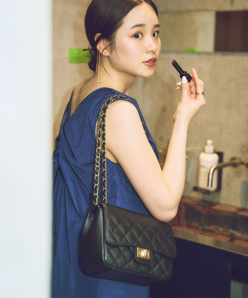 maison-vincent（メゾンヴァンサン）の「《追加15》Maison Vincent/メゾンヴァンサン チェーンバッグ（ショルダーバッグ・レディース・ベージュ/ブラック・FREE）」の11枚目の写真