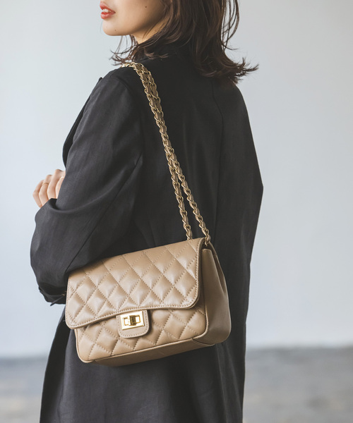 maison-vincent（メゾンヴァンサン）の「《追加15》Maison Vincent/メゾンヴァンサン チェーンバッグ（ショルダーバッグ・レディース・ベージュ/ブラック・FREE）」の21枚目の写真