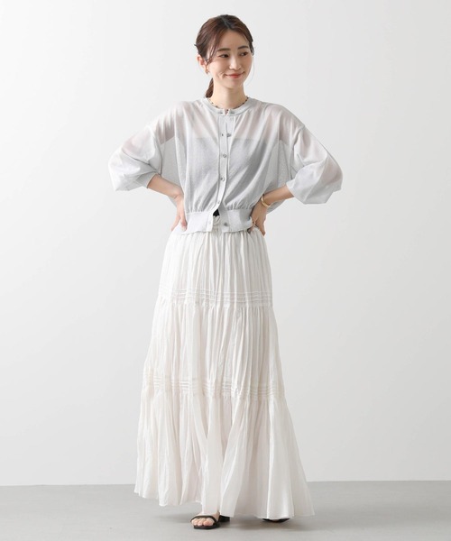 anana（アナナ）の「ラメシアークルーネックカーディガン（カーディガン/ボレロ・レディース・チャコールグレー/シルバー/シャンパン・FREE）」の17枚目の写真