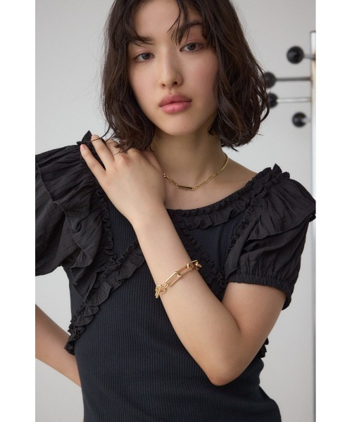 AZUL by moussy（アズールバイマウジー）の「ボリュームチェーンブレスレット（ブレスレット・レディース・シルバー/ゴールド系その他・FREE）」の8枚目の写真