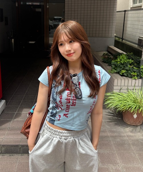 JEANASIS（ジーナシス）の「【25quee】ヴィンテージロゴチビTEE/575735（Tシャツ/カットソー・レディース・ブルー系その他/ベージュ系その他/レッド系その他/ブラック系その他・FREE）」の11枚目の写真