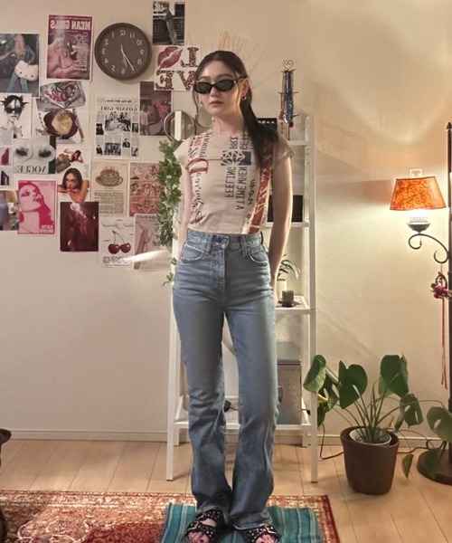 JEANASIS（ジーナシス）の「【25quee】ヴィンテージロゴチビTEE/575735（Tシャツ/カットソー・レディース・ブルー系その他/ベージュ系その他/レッド系その他/ブラック系その他・FREE）」の19枚目の写真