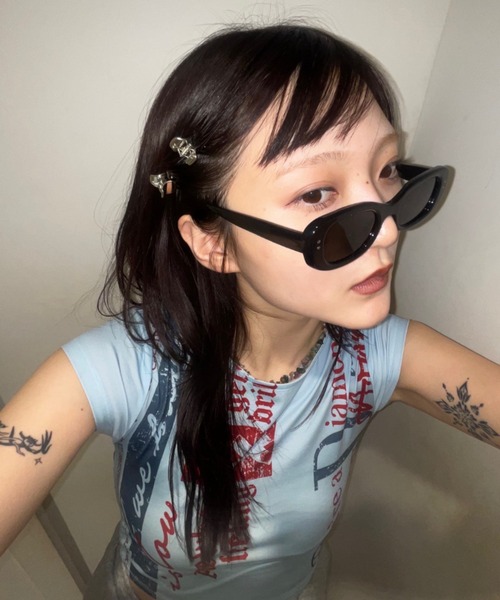 JEANASIS（ジーナシス）の「【25quee】ヴィンテージロゴチビTEE/575735（Tシャツ/カットソー・レディース・ブルー系その他/ベージュ系その他/レッド系その他/ブラック系その他・FREE）」の7枚目の写真