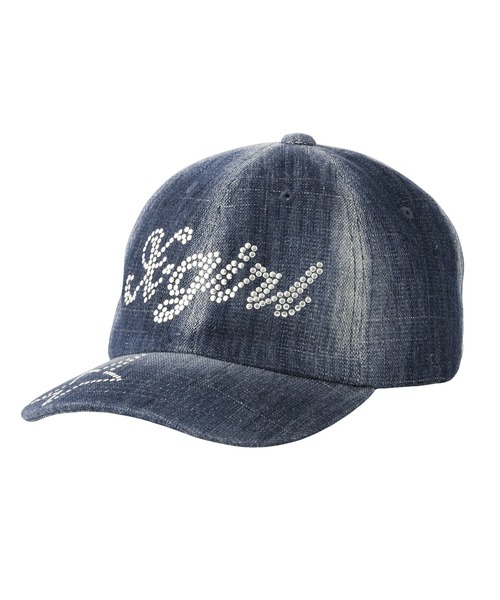 LOGO AND STAR DENIM 6PANEL CAP（キャップ）｜X-girl（エックス