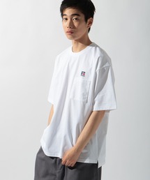 【Russell Athletic(ラッセルアスレティック)】別注ストレッチジャージーポケットTEE