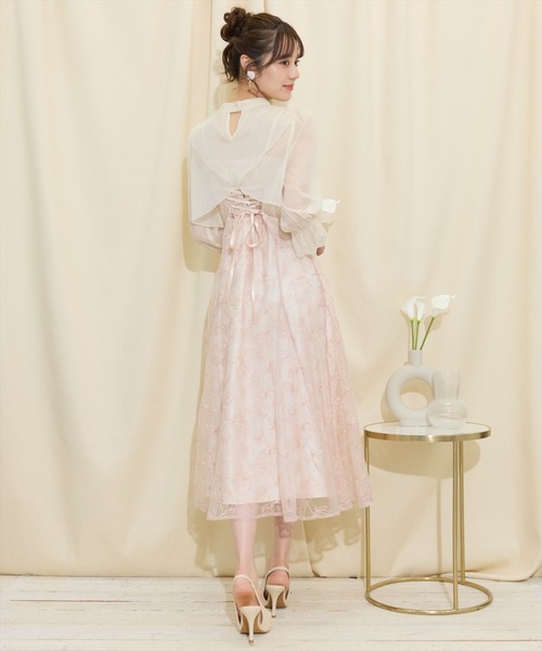 WILLSELECTION ウィルセレクション ワンピース SNIDEL フラワー刺繍ワンピース（ドレス）｜WILLSELECTION（ウィル