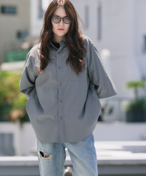 ROOPTOKYO（ループトウキョウ）の「H/Sタスランシャツ（シャツ/ブラウス・メンズ・ライトベージュ・M/L）」の21枚目の写真