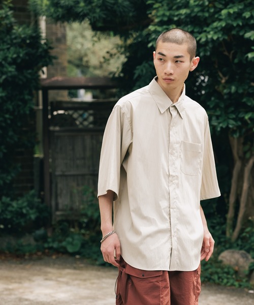 ROOPTOKYO（ループトウキョウ）の「H/Sタスランシャツ（シャツ/ブラウス・メンズ・ライトベージュ・M/L）」の6枚目の写真