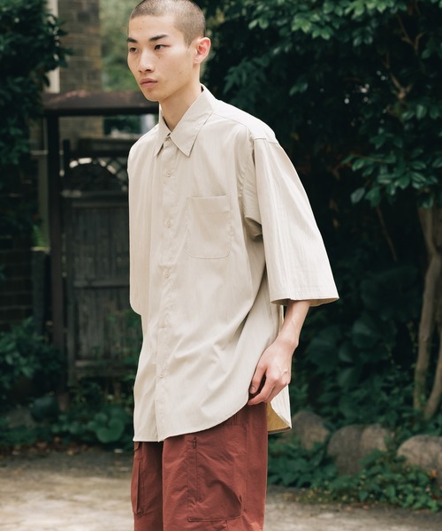 ROOPTOKYO（ループトウキョウ）の「H/Sタスランシャツ（シャツ/ブラウス・メンズ・ライトベージュ・M/L）」の7枚目の写真