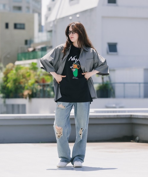 ROOPTOKYO（ループトウキョウ）の「H/Sタスランシャツ（シャツ/ブラウス・メンズ・ライトベージュ・M/L）」の4枚目の写真