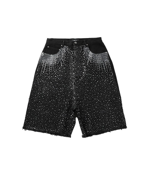 ラインストーンバギーショーツ ハーフパンツ【UNISEX】（その他