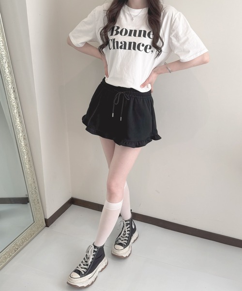 frunco（フランコ）の「フリルスエットショートパンツ（その他パンツ・レディース・ブラック/グレー/ホワイト・MEDIUM）」の17枚目の写真