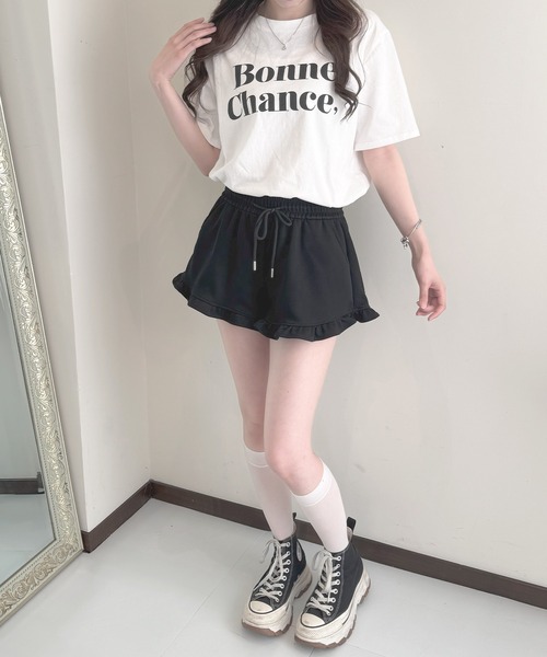 frunco（フランコ）の「フリルスエットショートパンツ（その他パンツ・レディース・ブラック/グレー/ホワイト・MEDIUM）」の15枚目の写真