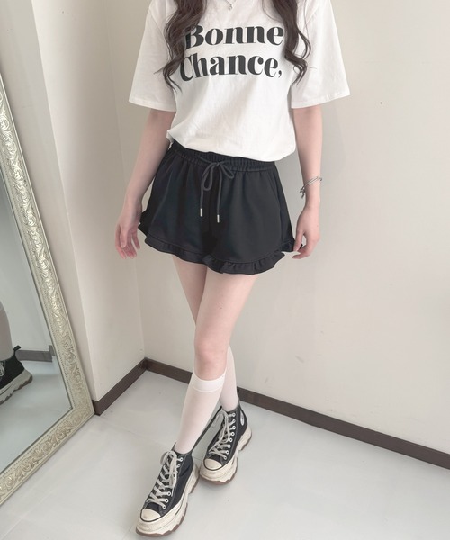 frunco（フランコ）の「フリルスエットショートパンツ（その他パンツ・レディース・ブラック/グレー/ホワイト・MEDIUM）」の14枚目の写真