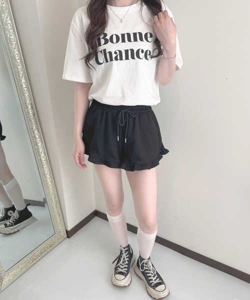 frunco（フランコ）の「フリルスエットショートパンツ（その他パンツ・レディース・ブラック/グレー/ホワイト・MEDIUM）」の13枚目の写真