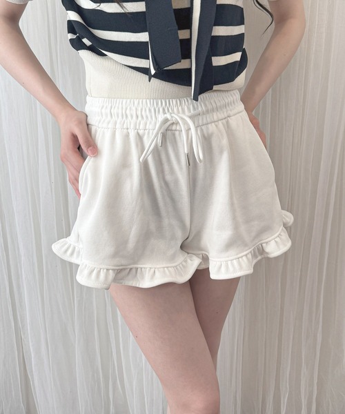 frunco（フランコ）の「フリルスエットショートパンツ（その他パンツ・レディース・ブラック/グレー/ホワイト・MEDIUM）」の21枚目の写真