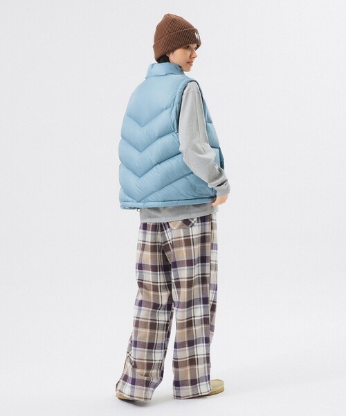 SIERRA DESIGNS（シェラデザイン）の「【ビームスの百名品】 【別注】SIERRA DESIGNS / 2WAY ショート ダウン 25FW（ダウンジャケット/コート・レディース・ブラウン/ライトブルー・ONE SIZE）」の15枚目の写真