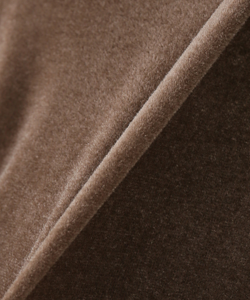 journal standard L'essage（ジャーナルスタンダードレサージュ）の「《追加》【金子綾さん着用】ベロアロングスリーブプルオーバー（Tシャツ/カットソー・レディース・ネイビー/アイボリー/ブラウン系その他・FREE）」の19枚目の写真