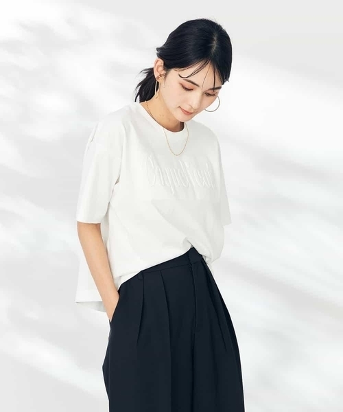 Aniye By ★ ロゴ クロップド Tシャツ ロゴクロップドT /Logo Cropped T | FICTION TOKYO OFFICI