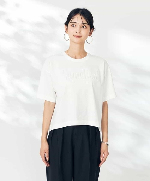 The Attico ★ ロゴ クロップド Tシャツ ロゴクロップドT /Logo Cropped T | FICTION TOKYO OFFICI