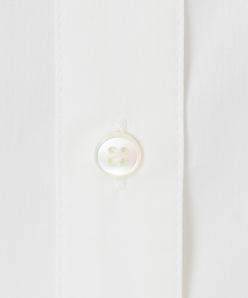 Noble（ノーブル）の「アンチクリースロングカフスシャツ（シャツ/ブラウス・レディース・サックスブルー/ホワイト・FREE）」の7枚目の写真