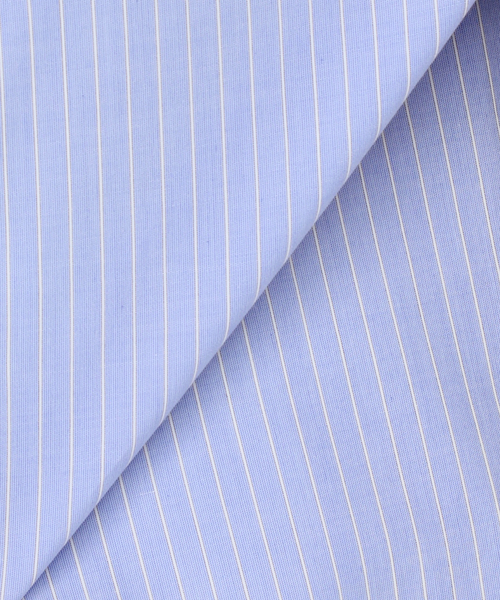 Noble（ノーブル）の「アンチクリースロングカフスシャツ（シャツ/ブラウス・レディース・サックスブルー/ホワイト・FREE）」の3枚目の写真